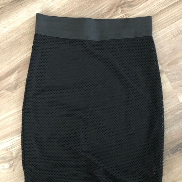 Love Culture black net midi skirt size small - Picture 4 of 6